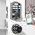 Home Keyless Entry Front Door Lock Set: Fingerprint Smart Digital Locks Keypad - App Control Auto Lock Easy to Install Electronic Code Handle & Deadbolt Combo for Families and Seniors
