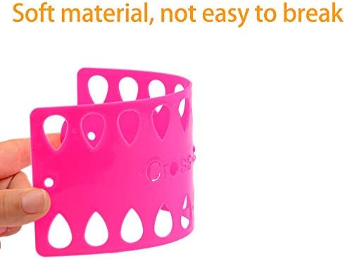 JUN-H 10pcs Cross Stitch Thread Holder Embroidery Thread Organizer 20 Positions Plastic Embroidery Floss for Thread Sewing Craft DIY Card Thread Organizer (Random Color)