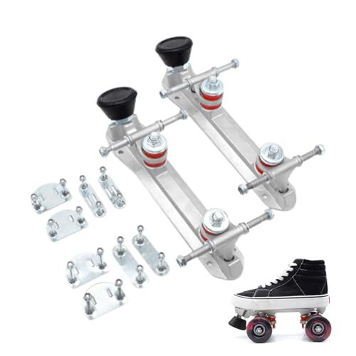 Genérico Placa Base para Patines | Soporte de Modificación para Zapatos con Dos | Placa Inferior para Monopatín,para Familia Mujeres Hombres Interior Exterior Parque