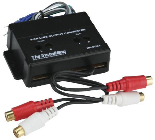 Install Bay IBLOC04 4 Channel Adjustable Line Level Convertor 60 Watt Each by Install Bay - Used condition - US$7.69