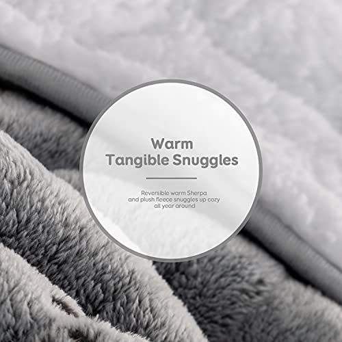 Sivio Kids Glow In The Dark Weighted Blanket 3Lbs, Star Moon Patterned Blanket Suitable For Bed Couch, Sherpa Fleece Heavy Blanket For Children Between 19-40 Lbs, 36 X 48 Inches #TOP4