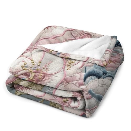 Couverture en flanelle douillette et chaude plaid papillon cocooning