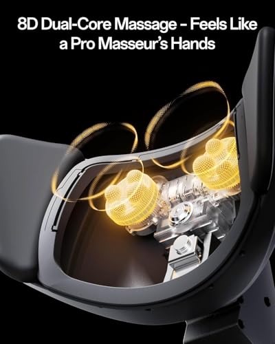 Hbada X7 Ergonomiczne krzesło biurowe: Pierwsze siedzisko z inteligentnym podparciem lędźwiowym AI na świecie, masaż bioniczny 8D, podłokietnik 720°, nachylenie 140°, poduszka Cloud, luksusowe krzesło