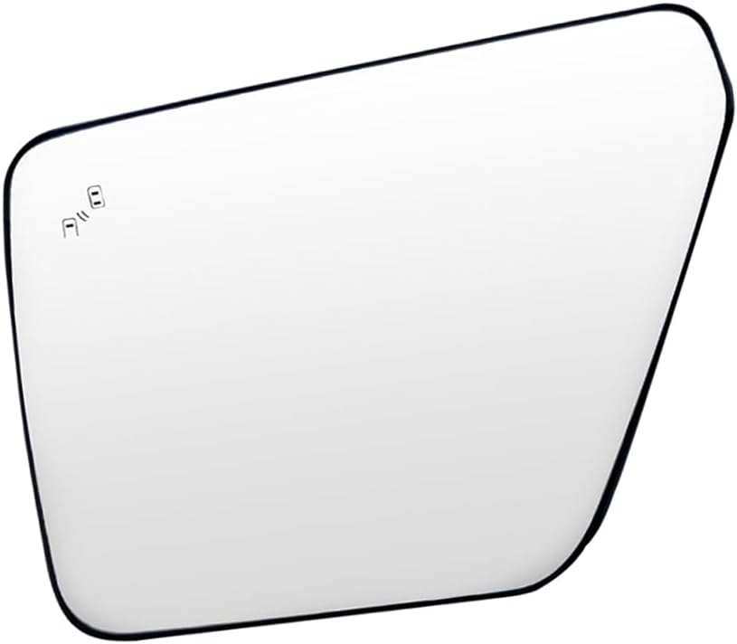 Side Mirror Glass, Rearview Mirror Glass with Heated and Blind Spot, Ml3Z17K707H Ml3Z17K707D Ml3Z17K707C, Ml3Z17K707K 2021-2024 Compatible with Ford F-150(US Version), Left Driver Side