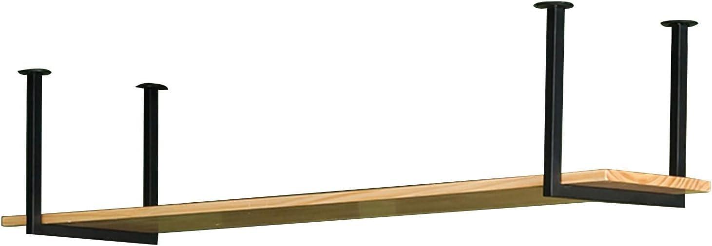 Étagères flottantes suspendues en bois pour un design intérieur épuré