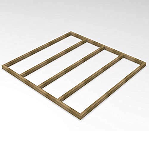 Forest Garden 7 x 7 Wooden Shed Base for Forest Overlap Sheds |Pressure Treated Wood|15 Year Anti-Rot Guarantee