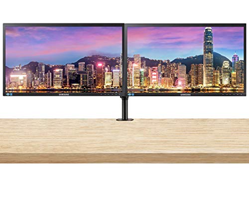 Samsung Se450 Series S27E450D 27 Inch 1080P Full Hd Led-Backlit Lcd Business 2-Pack Monitor Bundle With Vga, Dvi, Displayport, Usb, And Desk Mount Clamp Dual Monitor Stand #TOP15