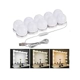 Luz De Led Para Espelhos Maquiagem Camarim Led 10 Lâmpadas 3 Tonalidades De Cores Branco Frio Branco Neutro branco Quente