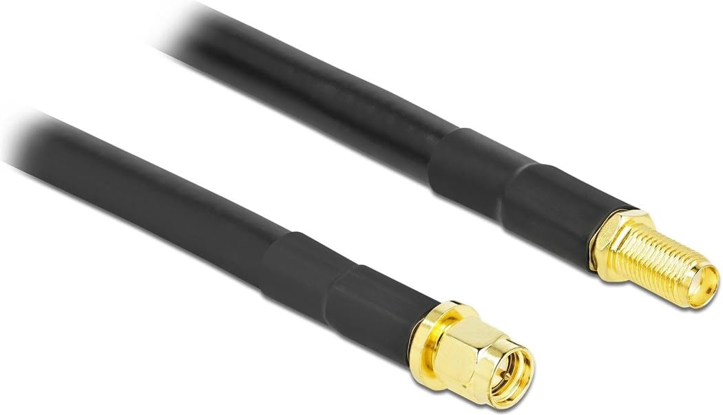 Delock - Cavo Antenna Sma Maschio A Sma Femmina LMR/CFD300, 7,5 M - 4