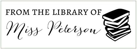 Miniatura 2 de Sello de profesores - Sello de libro de la biblioteca de - Sello personalizado - Este libro pertenece a - Sello de maestros - Sello de aula - Sello