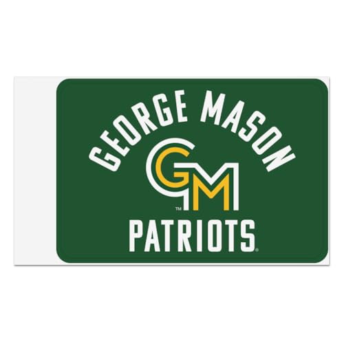 George Mason University Patriots Logo Home Business Office Sign - Window Sticker - 4" x 6" (10.2cm x 15.2cm)