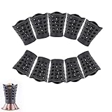 DeaHea 10 Pack Moxibustion Sticks Self-Stick Base Protective Cover Shield Plastic Sleeve Protector for Moxa Sticks Mugwort Rolls Traditional AiJiu Moxa Heating Treatment Acupuncture Point Massage