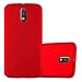 Produktbild Cadorabo Hülle für Motorola Moto G4 / Moto G4 Plus in Metall ROT  Hardcase Handyhülle aus Plastik gegen Kratzer und Stöße  Schutzhülle Bumper Ultra Slim Back Case Hard Cover