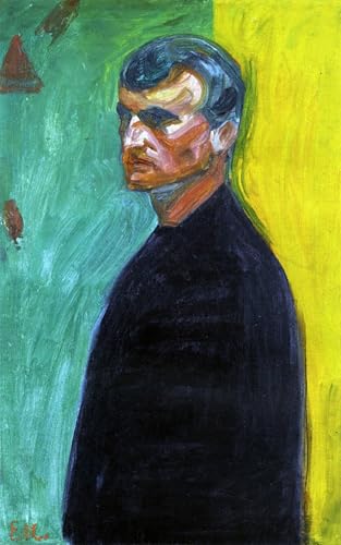 Art portrait Edvard Munch impression d'affiches toile haute définition