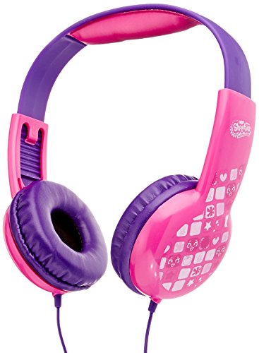 Shopkins Hp2-03033 Kid Friendly Headphones, Pink