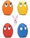Set of 3 Extra Small Dog Toys with Squeaker. 1.75" W x 1.5" D x 2.25" H. 100% Natural Rubber (Latex). Complies to Same Safety Standards as Children’s Toys. Soft and Squeaky. Colors May varie.