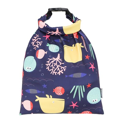Bolsas para pañales usados | Bolsa Impermeable Para Ropa Húmeda Seca Con Hebilla, Bolsa Impermeable Lavable Y Reutilizable Para Pañales Húmedos, Bolsa Para Trajes De Baño Mojados, Bolsa Reutilizable Para Pañales Húmedos Secos