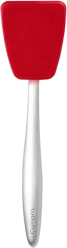 Cuisipro Piccolo - Volteador de silicona de 8 pulgadas, color rojo