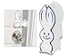 2 Pk PinchNot Door Bunny Finger Safety Guard Bumper Stop. Flips On/Off. By Carlsbad Safety Products