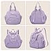 Imagen de HUA ANGEL Bolso de Mano Mujer Multifuncional Mochila Convertible 3 en 1 Bolsa de Deporte Impermeable Bolsa de Viaje para Maternal Gimnasio
