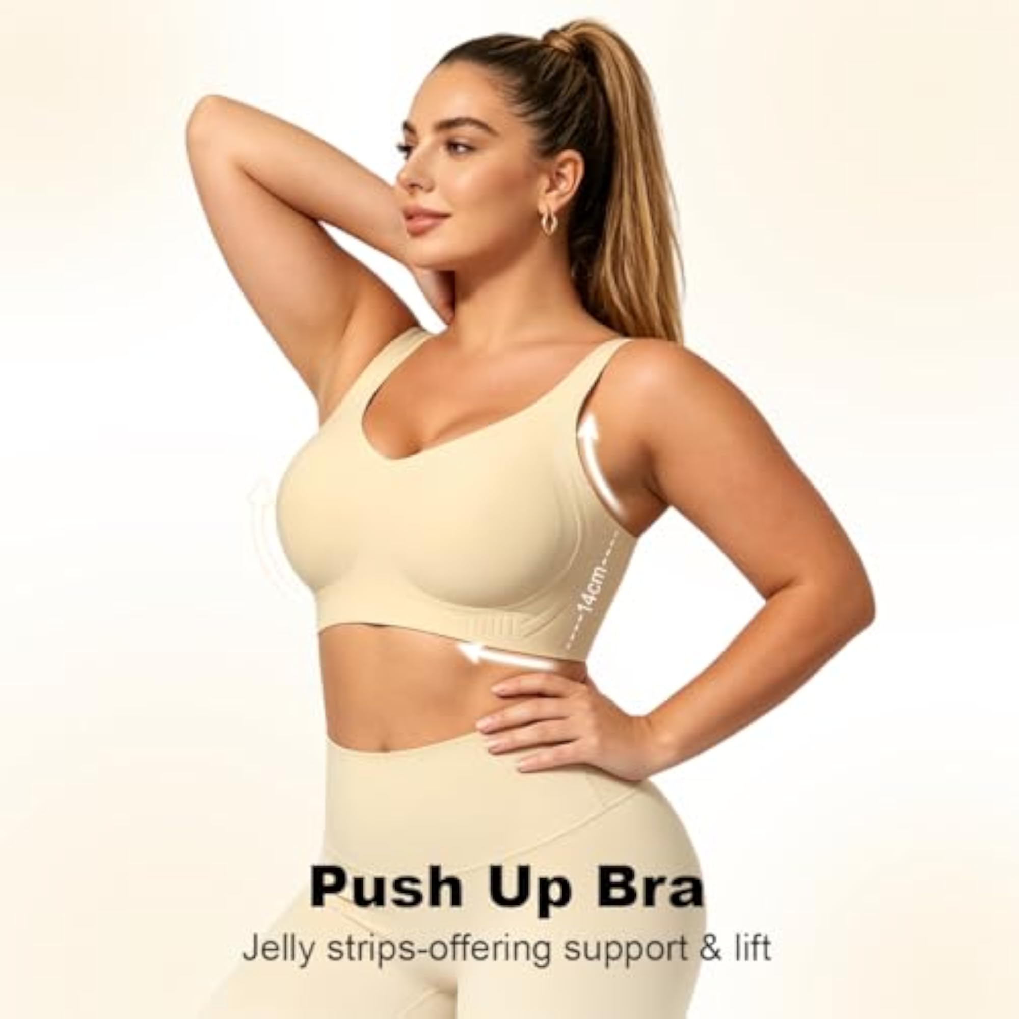 Plus Size Seamless Wireless Full Coverage Bra