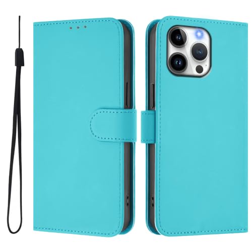 �X�}�z�P�[�X �Ή��@�� for iphone 16 Pro Max �X�}�z�P�[�X�y�J�[�h�z���_�[�E�E�H���b�g�E�}�O�l�b�g�o�b�N���E�t���b�v�E�X�^���h�@�\�t���zLakeBlue
