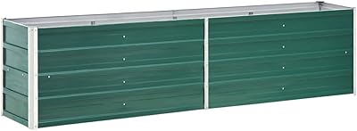 SKM Garden Raised Bed Galvanized Steel 94.5
