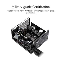 ASUS TUF Gaming 750W Bronze Netzteil (750 Watt, 0dB-Technologie, 80cm 8-Pin CPU-Anschluss (EPS 12V), 80-Plus-Bronze, Schwarz) – Ansicht 2