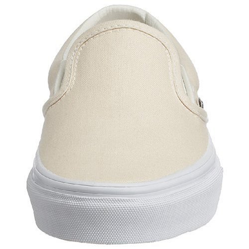 Vans Vans Unisex Classic Slip-On(tm) Core Classics Sneaker, White (Canvas), Men's 7.5, Women's 9 Medium