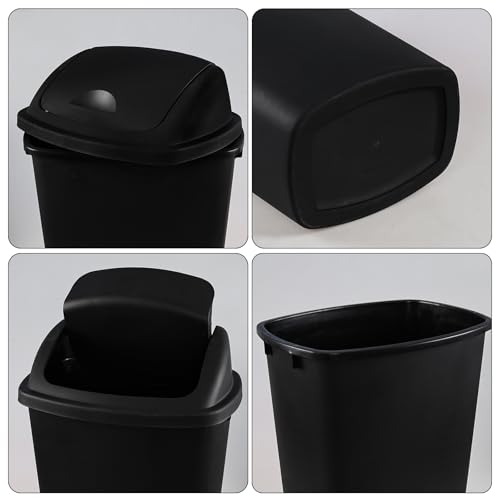 Caneca de basura rectangular 13 galones 4 unidades miniatura 2