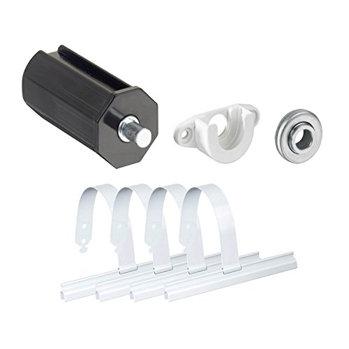 Nobily Bundle bestehend aus Somfy Rolladenmotor LS40 9/16-9Nm/18kg Zugkraft, Universallager & Nobily Mechanik-SET