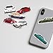 200pc JDM Racing Cars Stickers - Waterproof for Laptop, Bottles, Skateboard, Guitar, Helmet