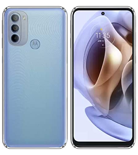 Image of Soft Flexible Silicone Back Cover Compatible with (Motorola Moto G31, Transparent Case)