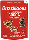 Drizzilicious Chocolaty Drizzled Cocoa Kettle Corn, Vegan, Gluten-Free, Non-GMO, with Chocolate Crunchies, 4.5 oz