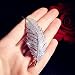 SSyang Gama Alta para Mujer Broche de Moda Simple,Broche de Plumas Vintage...