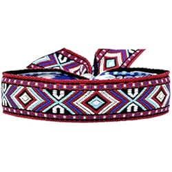 Boho Pulseras de Tela, Pulseras de Hilo ajustable, Pulsera de la Amistad Amigas, Pulseras Mujer Cuerda, Pulsera Surf Universal para Hombres y Mujeres, Ajustable y Resistente Al Agua