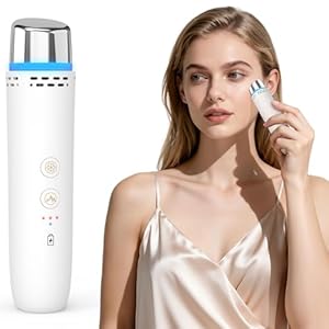 Depuffing Wand, 2-in-1 Cold and Heat Eyes & Face Depuffing Wand, Face Ice Roller for Puffiness, Dark Circles, Skin Radiance, Adjustable Temperature Facial Massager Tool for Women Men Skincare