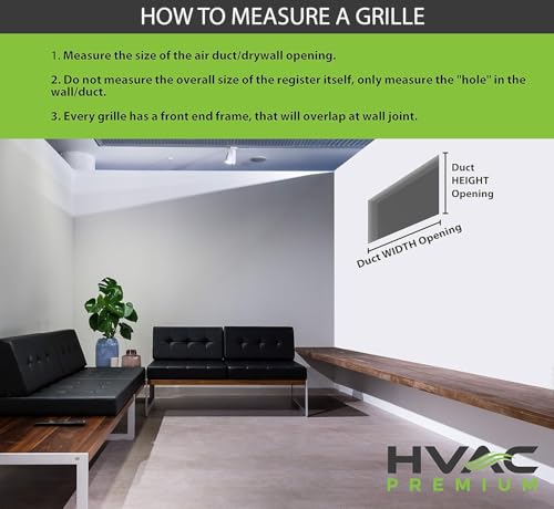 Image of Premium Central air Conditioning Grille- Linear Bar Grilles - Aluminium Powder Coated Grill, Ventilation Grill, Home Grill, ac Jali, Grill for Wall, Sidewall and Ceiling (18 inch * 8 inch)