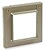 Wireway, Reducer, 6x6 Sq in to 4x4 Sq in