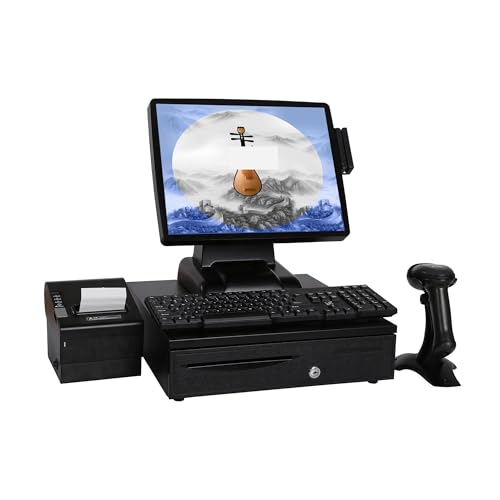 Caja registradora, Caja registradora con pantalla táctil y FVD Para pequeñas empresas, comercios