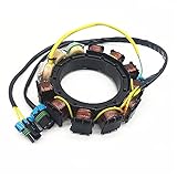 MOTOCEO Stator For Mercury Outboard 40Amp 174-0002 858404A3 858404A4 398-858404T4 135 140 150 175 200 240HP 2000-2007 2Stroke 6Cyl EFI Carb SportJet