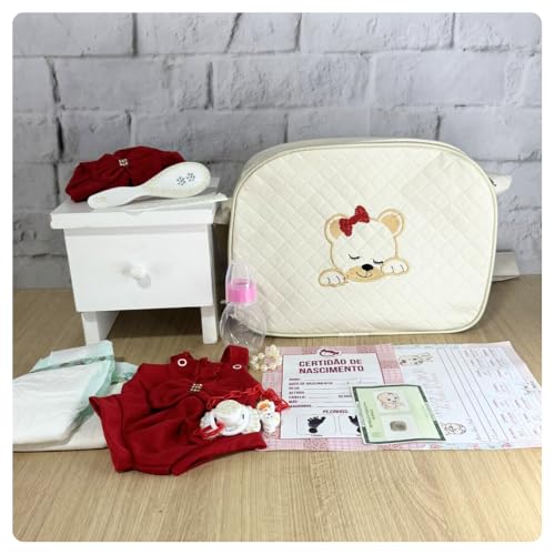 Bebê Reborn Princesa Boneca Com Itens Silicone + Bolsa Maternidade