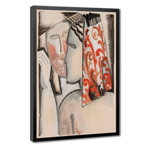 Impression Toile Zadkine Cubiste pour habiller un mur blanc vide sans percer