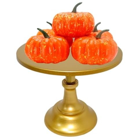 KENTLI 10 inch Adjustable Height Grand Baker Cake Stand Wedding Cake Tools Fondant Cake Display Accessory for Party bakeware (Gold) Cover