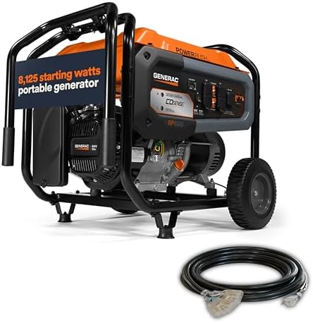 Generac 8,125 Watt Portable Gas Generator