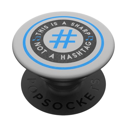 Esta es una música afilada, no un hashtag divertida PopSockets PopGrip Adhesivo