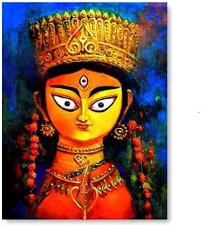 TULIP N TURTLEDurga DIY Acrylic Paint by Number Kit for Adults Kids Beginner Number Painting kit DIY Canvas Painting by Number. Wall Decoration DIY Painting kit for Adults