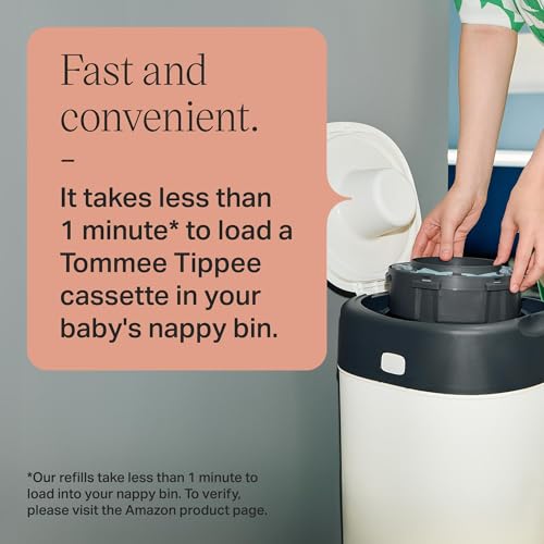Tommee Tippee Recambios Para Contenedor Para Pañales Avanzado Twist and Click, Paquete de 6 (Solo compatibles con los contenedores Sangenic TEC y Twist and Click) - imagen 6