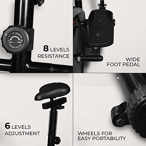 Image of Waltz Elliptical Cross Trainer |7 Kg Flywheel | 8 Levels Magnetic Adjustable Resistance| Adjustable Seat | Max User Weight 120 Kg | LCD Display
