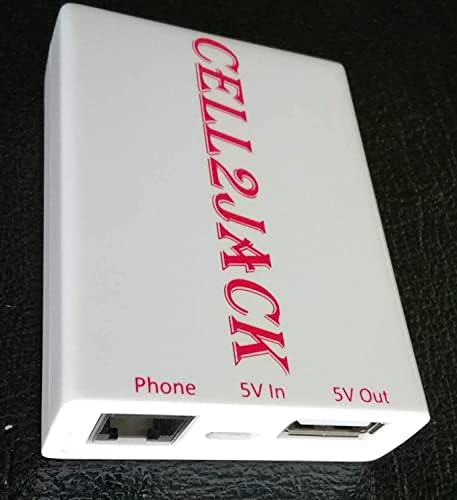 CELL2JACK - Cellphone to Home Phone Adapter, Make and Receive Cell Phone Call on Your landline Phone Free - Cell Phone to Landline Dock - Cell to Landline Converter — view 4